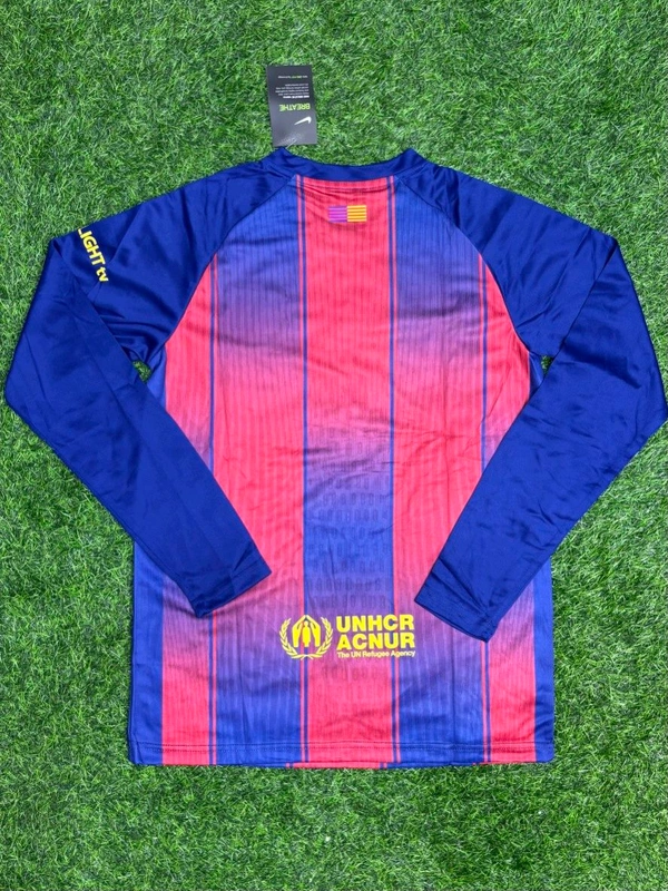 FC Barcelona 25/26 Home Kit Fan Edition Full Sleeve With Short - M