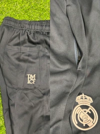 Madrid 2025 Cream And Grey Colour Traning Suit Set - S