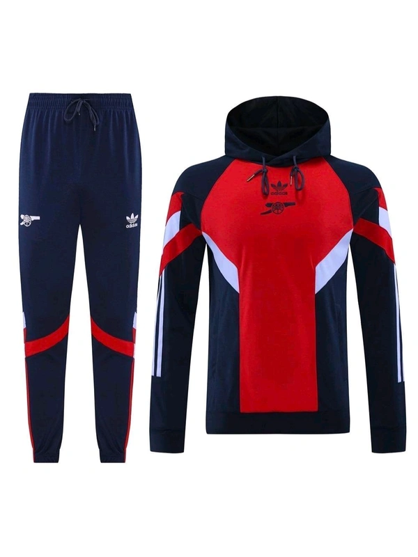 Arsenal FC 2025 Red And Navy Blue Colour Training Suit Set - XL