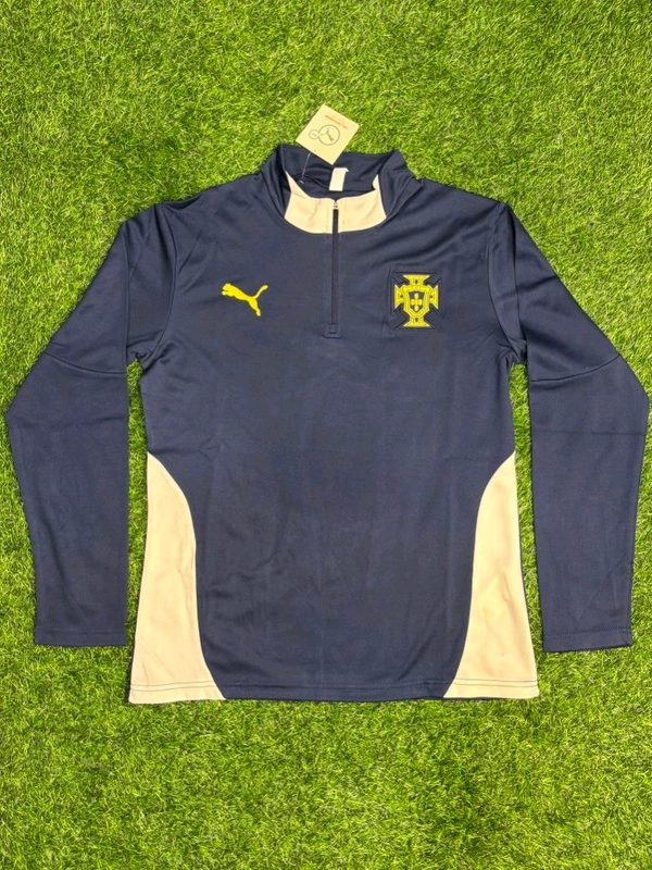 Portugal National Team Navy Blue Colour Training Suit - M