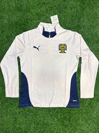 Portugal National Team Off White Blue Colour Training Suit - M