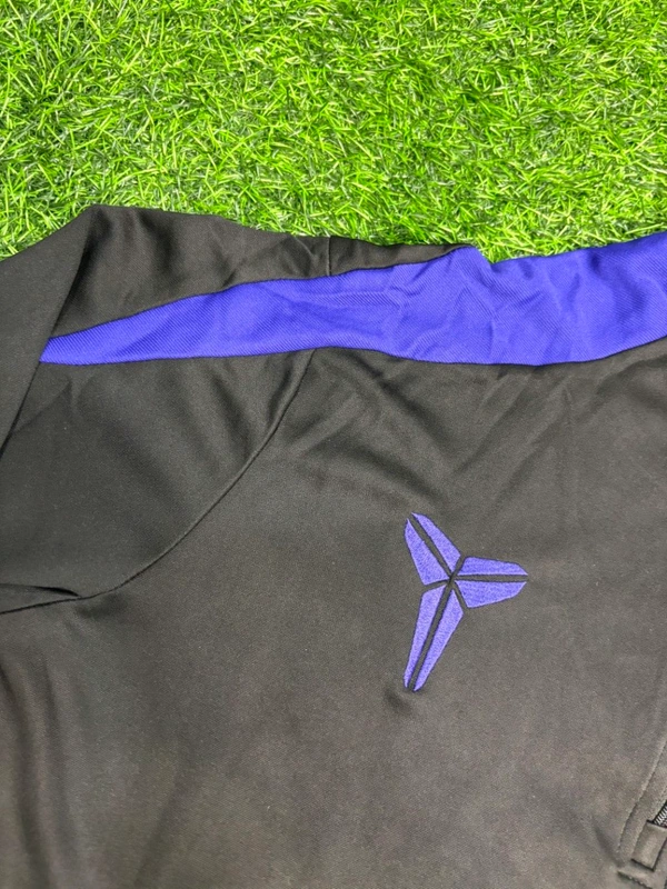 FC Barcelona Black And Purple Colour Combination Training Suit - L