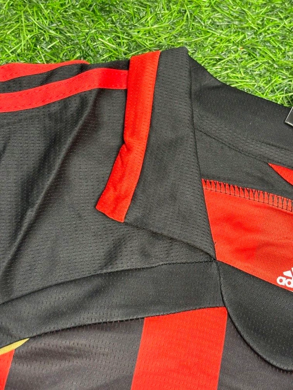 Retro AC Milan 2006-07 Home Kit Fan Edition Full Sleeve With Short - S