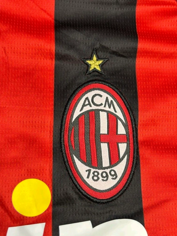 Retro AC Milan 2006-07 Home Kit Fan Edition Full Sleeve With Short - M