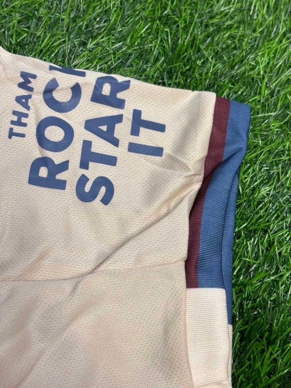 Beige Ajax 25/26 3rd Kit Fan Edition With Short - M
