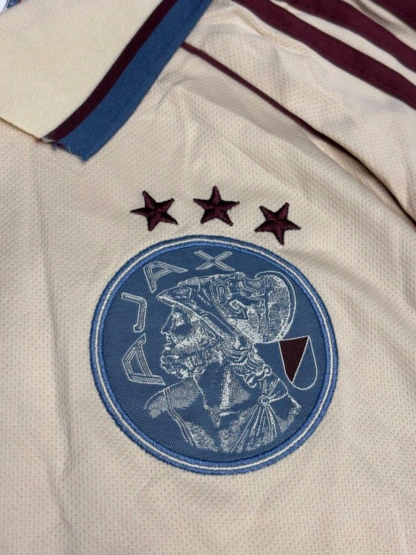 Beige Ajax 25/26 3rd Kit Fan Edition With Short - XL