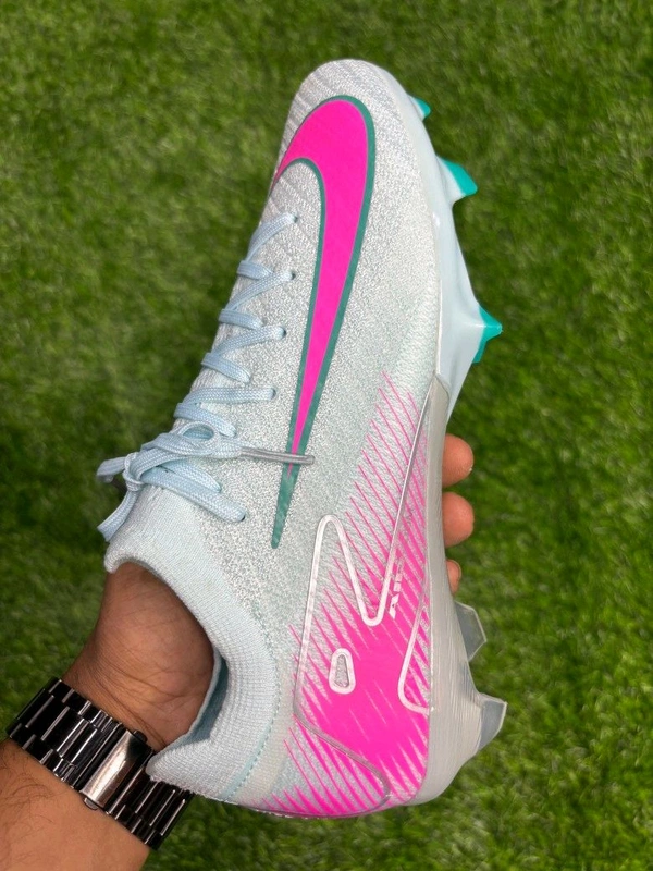 Mercurial Vapor 16 Light Blue And Pink Low-top FG With Lace - 5.5