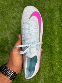 Mercurial Vapor 16 Light Blue And Pink Low-top FG With Lace - 5.5