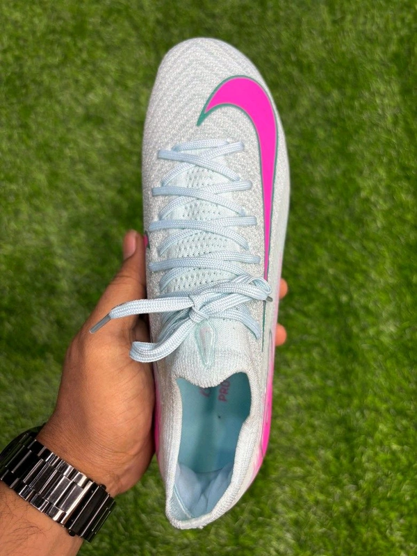 Mercurial Vapor 16 Light Blue And Pink Low-top FG With Lace - 5.5