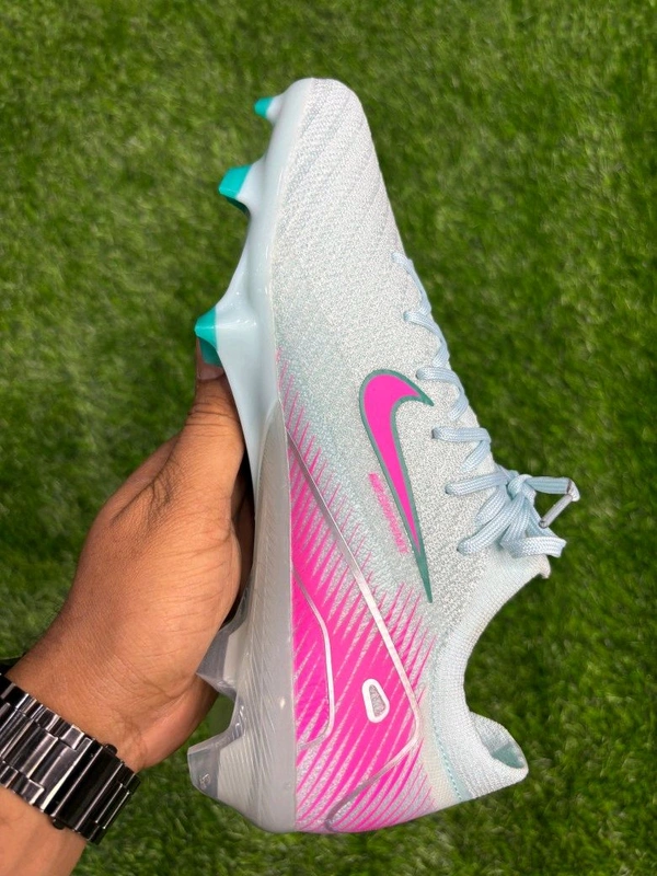 Mercurial Vapor 16 Light Blue And Pink Low-top FG With Lace - 5.5