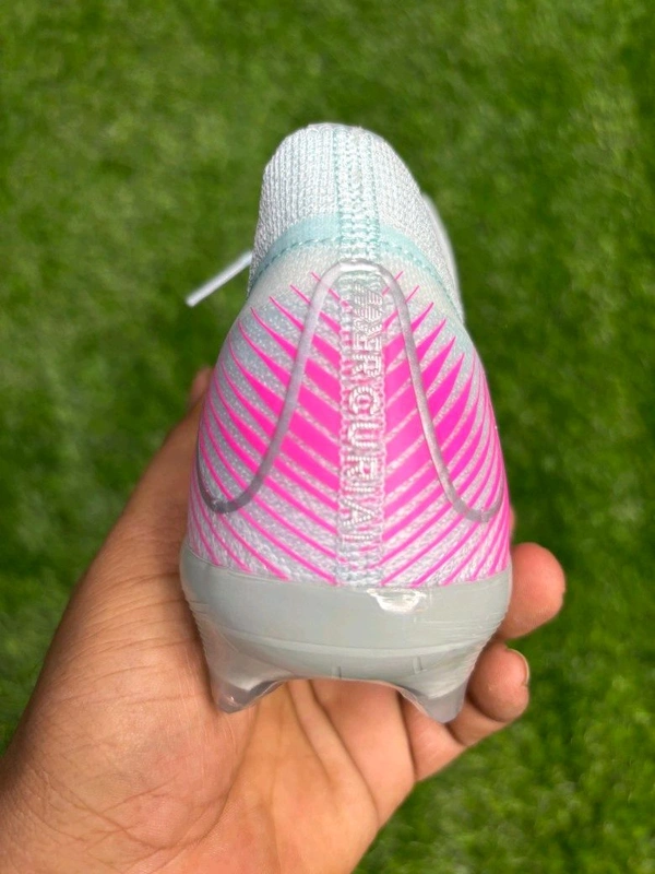 Mercurial Vapor 16 Light Blue And Pink Low-top FG With Lace - 6