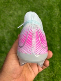 Mercurial Vapor 16 Light Blue And Pink Low-top FG With Lace - 7.5