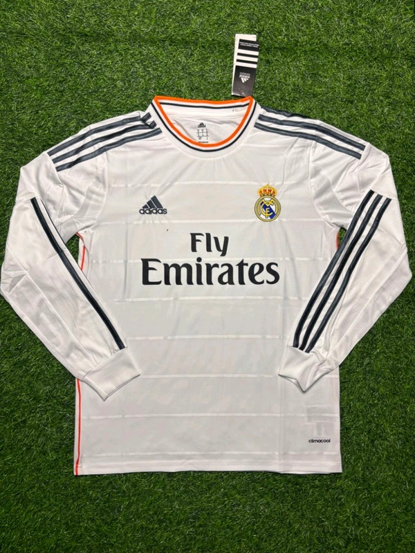 Retro Madrid 2013-14 Home Kit Full Sleeve  - S
