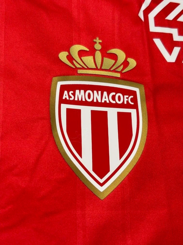 AS Monaco 25/26 Home Kit Player Edition Half Sleeve  - XL