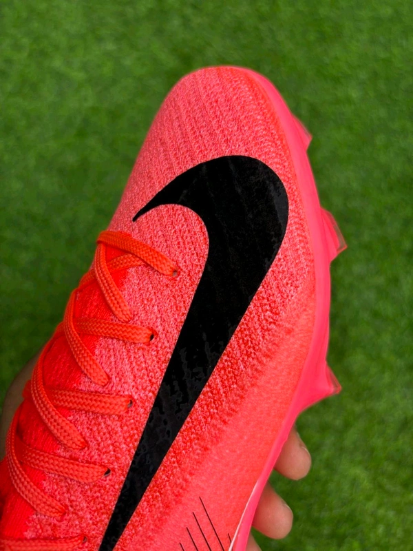 Mercurial Superfly 10 Red Black High-top FG With Lace - 7.5