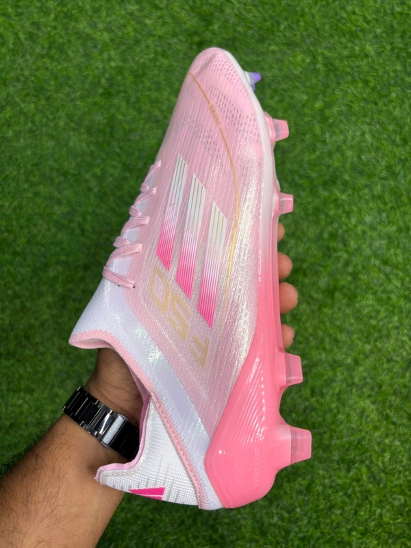 F50 LY Baby Pink Colour Low-top FG With Lace - 9.5