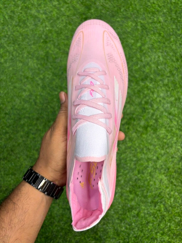 F50 LY Baby Pink Colour Low-top FG With Lace - 9.5
