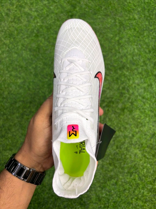 Mercurial Superfly 9 Elite White High-top FG With Lace (Marcus Rashford) - 7.5