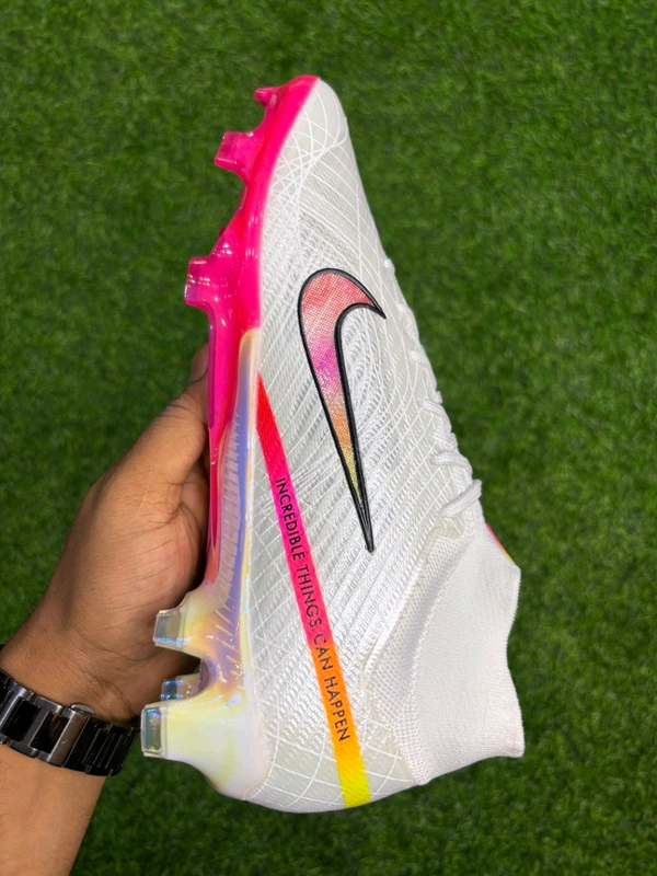 Mercurial Superfly 9 Elite White High-top FG With Lace (Marcus Rashford) - 7.5