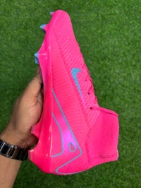 Mercurial Superfly 10 Pink Silver High-top FG With Lace  - 7