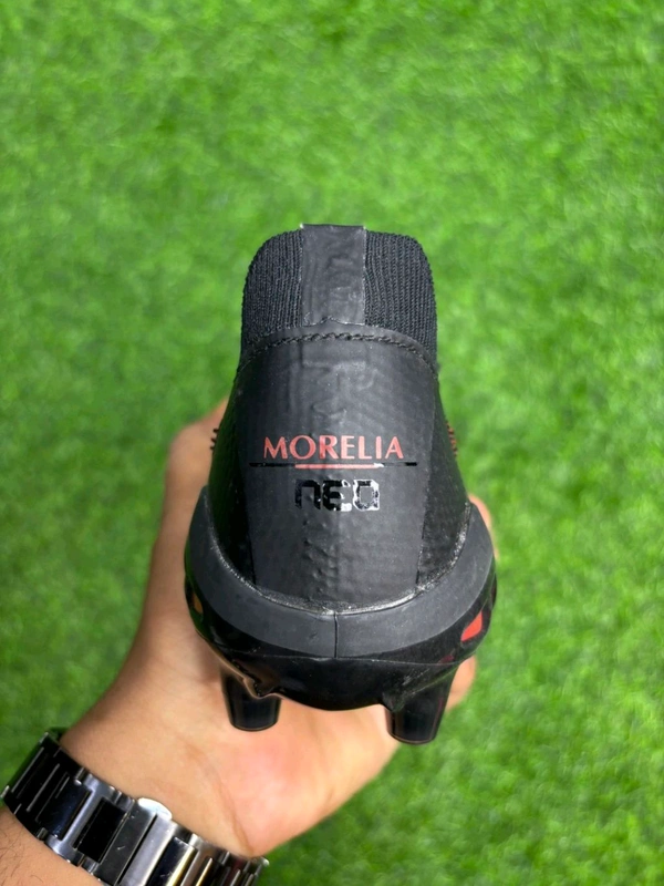 Mizuno Neo 3 Elite Black Red Colour FG With Lace - 6.5