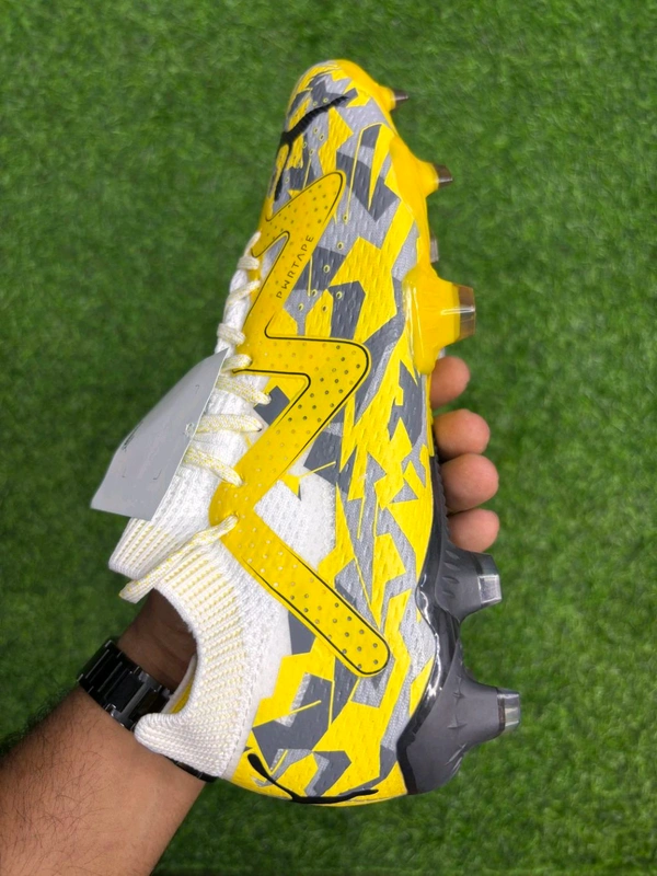 Future Ultimate Yellow Colour Low-top FG With Lace  - 7.5