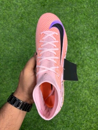 Mercurial Superfly 10 Light Orange High-top FG With Lace  - 7.5