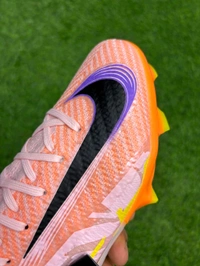 Mercurial Superfly 10 Light Orange High-top FG With Lace  - 7.5