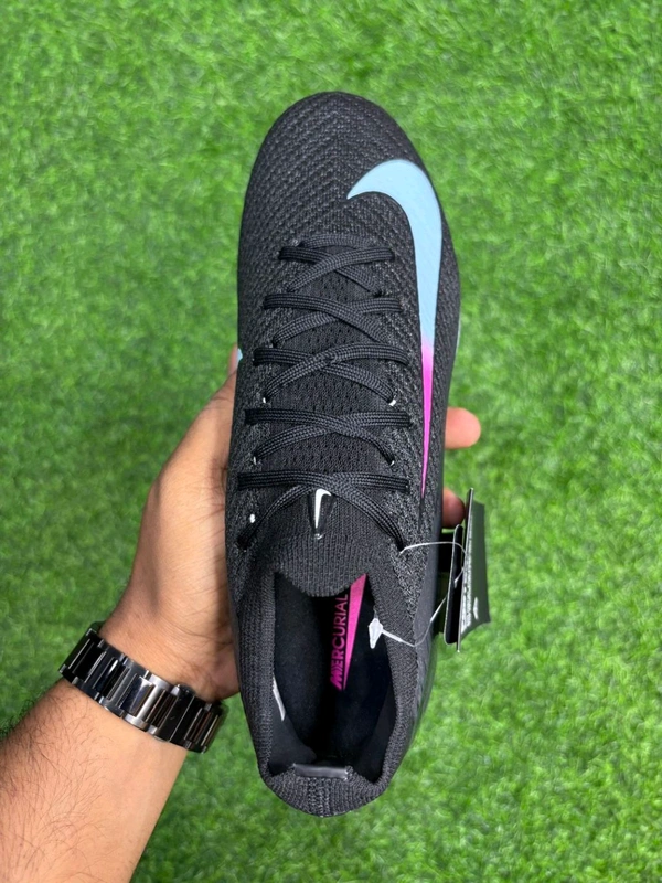 Mercurial Vapor 16 Black Pink Low-top FG With Lace - 7.5