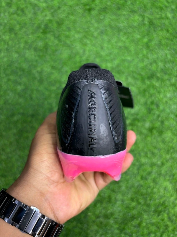 Mercurial Vapor 16 Black Pink Low-top FG With Lace - 7.5