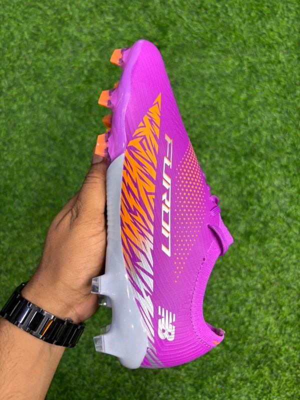 NB Furon V8 Elite Purple Colour Low-top FG With Lace - 7.5
