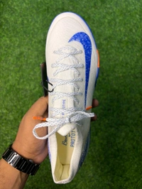 Mercurial Vapor 16 White Blue Low-top Turf/AG With Lace - 7.5