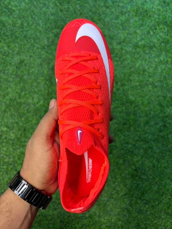 Mercurial Vapor 16 Red Colour Low-top FG With Lace  - 9