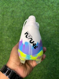 Future 8 Ultimate White And Mix Colour Low-top FG With Lace  - 8