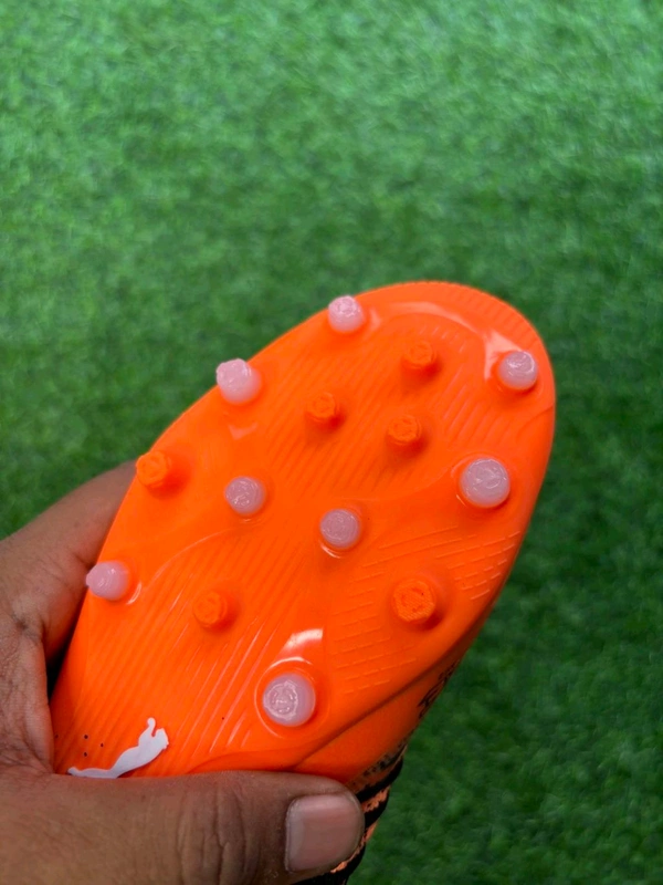 Future Z Black  Orange Colour Low-top FG/AG With Lace - 7.5