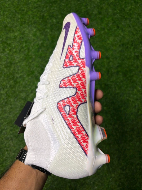 Mercurial Superfly 9 High-top FG/AG White Colour  - 7