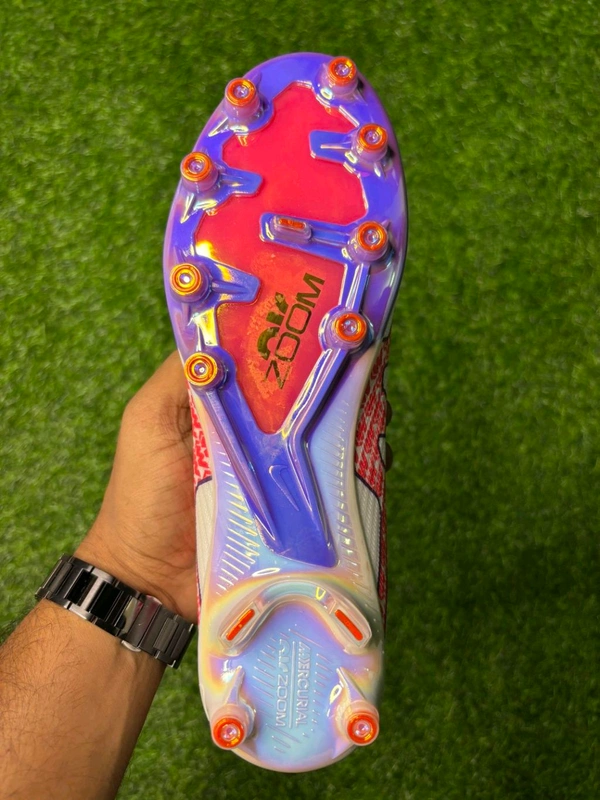 Mercurial Superfly 9 High-top FG/AG White Colour  - 7