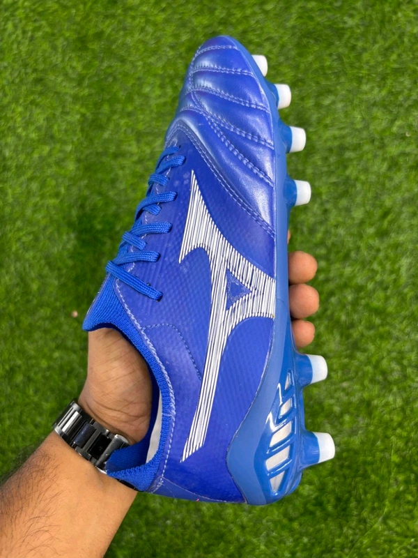 Mizuno Neo 4 Pro Blue Colour Low-top FG With Lace - 6.5