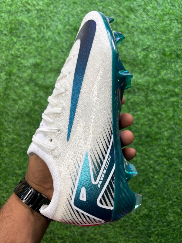 Mercurial Vapor 16 Elite White Green Low-top FG With Lace - 7