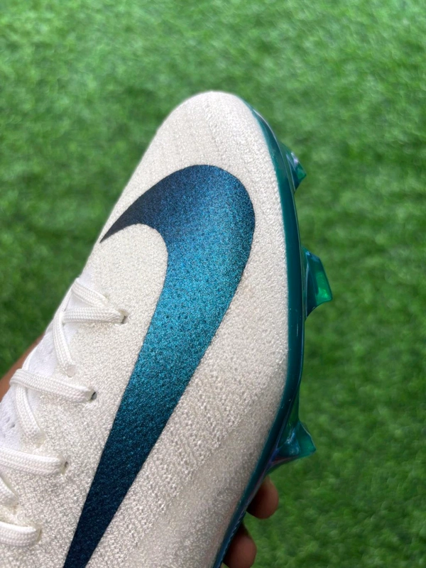 Mercurial Vapor 16 Elite White Green Low-top FG With Lace - 7