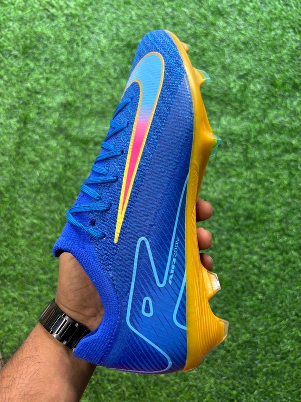 Mercurial Vapor 16 Elite Blue Gold Low-top FG With Lace - 7.5