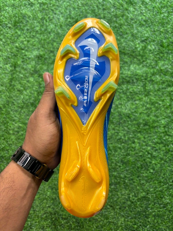 Mercurial Vapor 16 Elite Blue Gold Low-top FG With Lace - 7.5