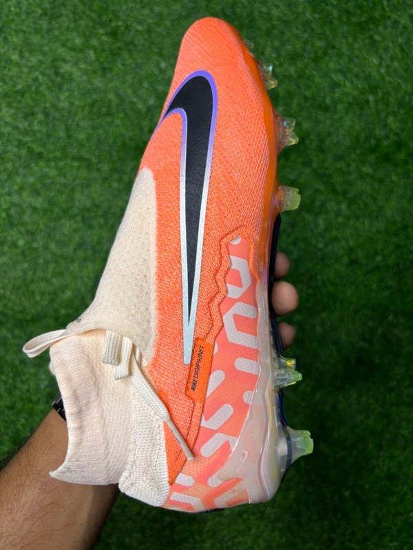 PhantomGX Orange Colour High-top FG With Lace - 7