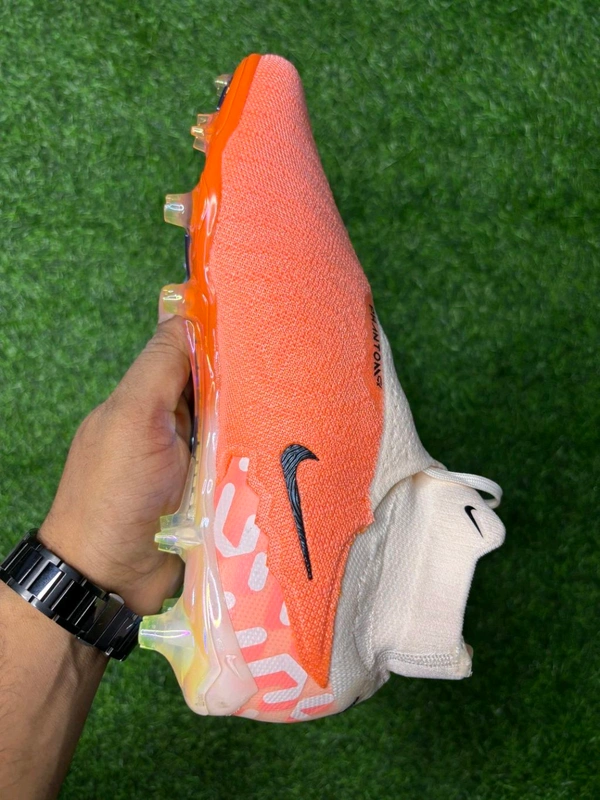 PhantomGX Orange Colour High-top FG With Lace - 7