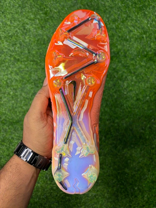 PhantomGX Orange Colour High-top FG With Lace - 7