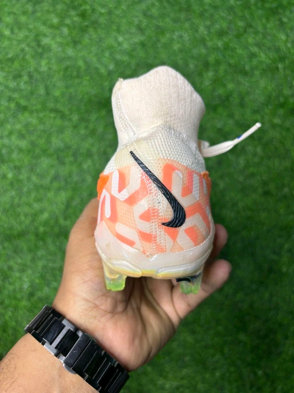 PhantomGX Orange Colour High-top FG With Lace - 7