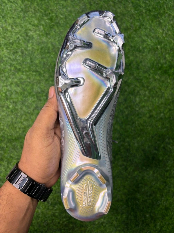 Mercurial Superfly 9 Silver Colour High-top FG With Lace - 6