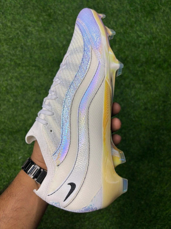 Mercurial Vapor 16 Glossy White Low-top FG With lace  - 9