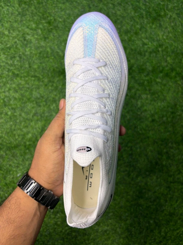 Mercurial Vapor 16 Glossy White Low-top FG With lace  - 9