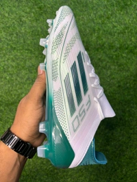 F50 Elite White Green Low-top FG With Lace - 8
